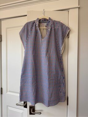 Olive & Bette’s Blue and Cream Striped Dress